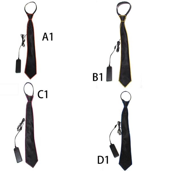 

glowing tie novelty creative led night light bar atmosphere props party decoration