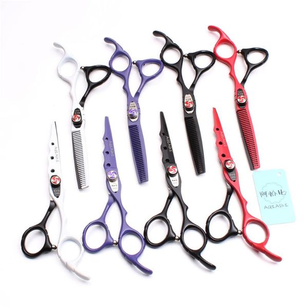 

hair scissors 6.0" 17.5cm aqiabi stainless hairdressing thinning cutting shears haircut set professional a1019