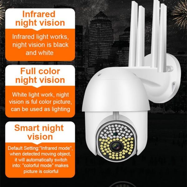 

camcorders 88 lights wifi wireless surveillance camera network security smart monitor outdoor 1080p infrared night vision cam