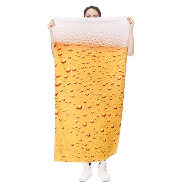 

towel water drops reactive printing beach fashion polyester bath 3d digital man / woman bathrobe