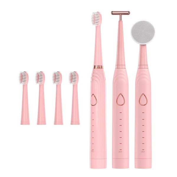 

smart electric toothbrush soft hair replacement six-speed usb charging ultrasonic vibration sonic children