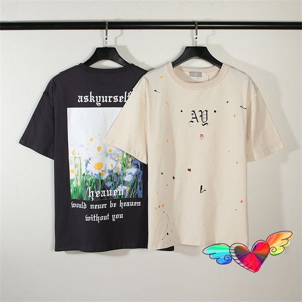 

t-shirt men women ribbon flower graphic t-shirt tee short sleeve 2022, White;black