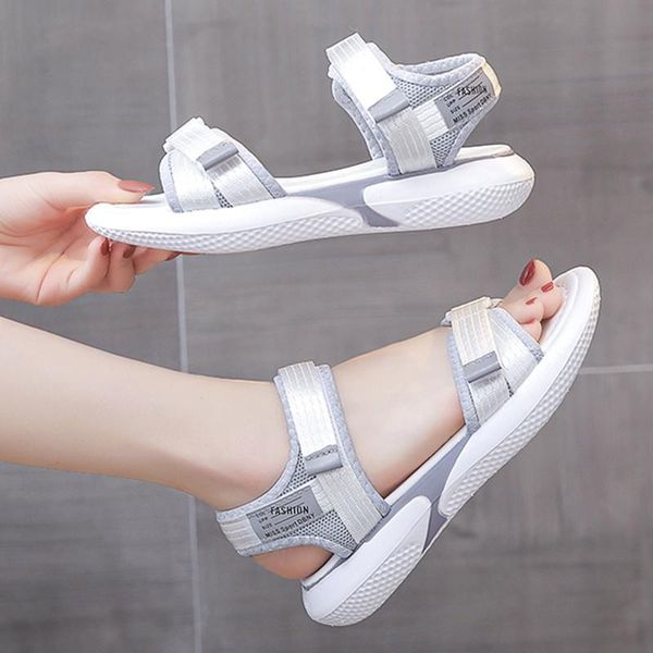 

dress shoes summer sandals in 2021: fairy style beach for students, Black