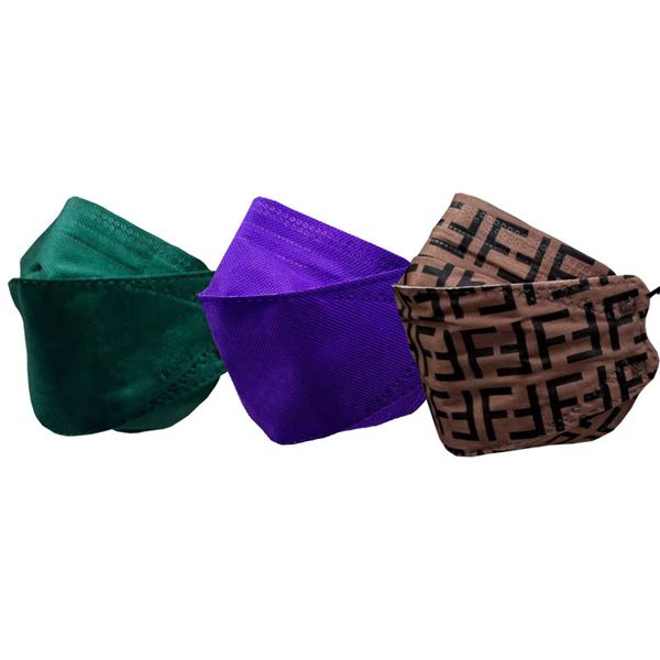 

kf94mask mask us version fish mouth type willow leaf type kn four layer disposable fish shape independent packing 3d dustproof 10 pieces