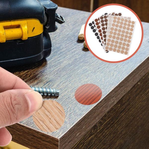 

wall stickers 10 sheets colorful screw hole furniture cover caps dot