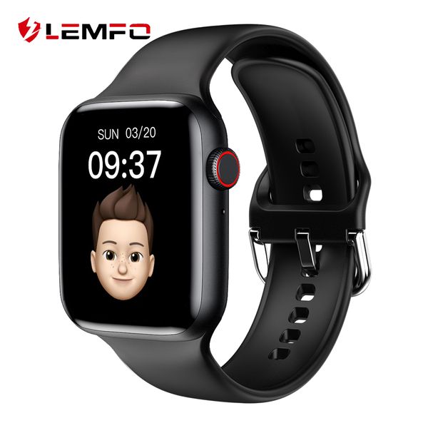 

lemfo iwo w37 smart watch men bluetooth call smart watch 2021 heart rate monitor diy face ecg smartwatch man vs hw22 iwo 13 prog, Slivery;brown