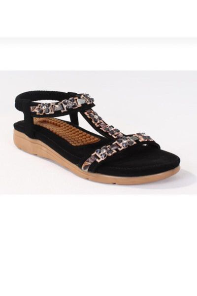 

sandals 20v231-2 black orthopedic based daily women 's