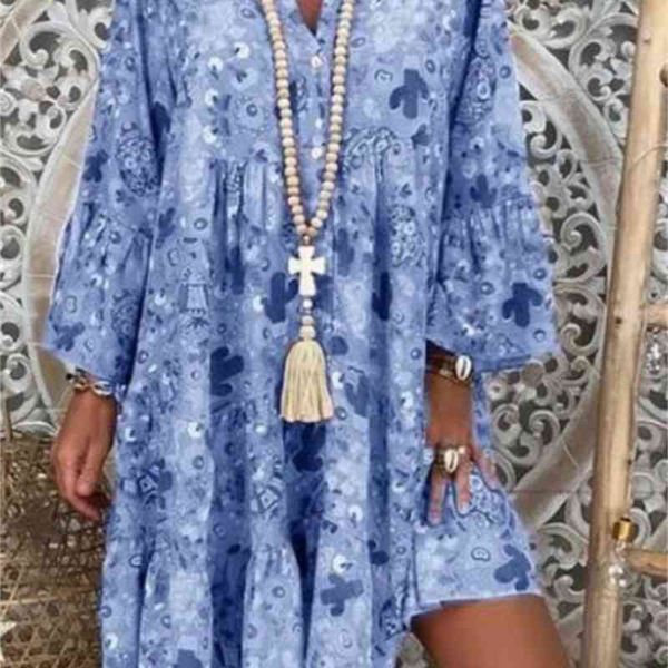 

ruffle printed shirt skirt 2020 dress women's, White;black