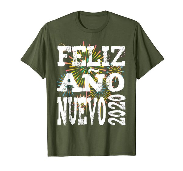 

happy new year camiseta distressed feliz ano nuevo 2020 t-shirt, White;black