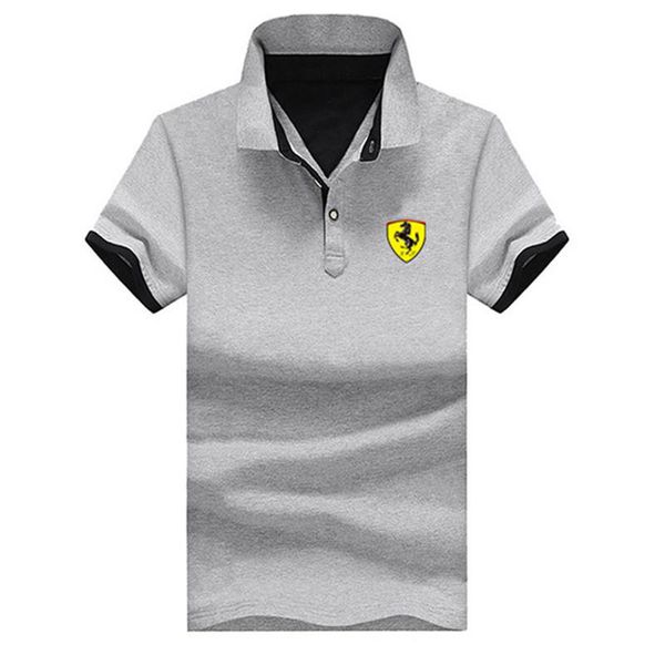 

men's polos summer wholesale shirt casual wear brand fashion breathable cotton short-sleeved direct sales, White;black