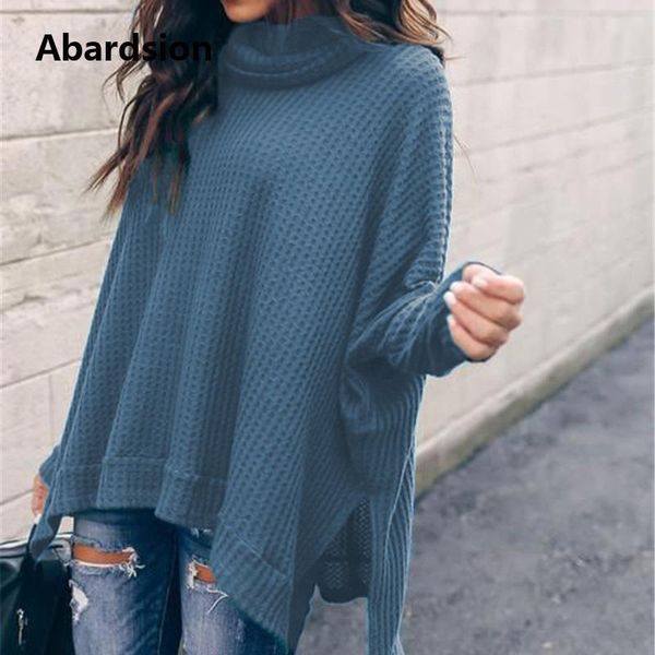 

women's sweaters abardsion plus size women turtleneck sweater 2021 autumn winter jumper pullover long sleeve casual solid oversized, White;black