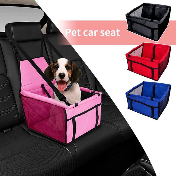 

travel dog car seat cover folding hammock pet carriers bag carrying for cats dogs transportin perro autostoel hond covers
