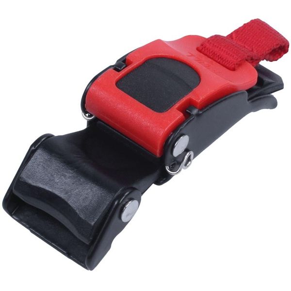 

motorcycle helmets 3x plastic helmet speed clip chin strap quick release pull buckle black+red