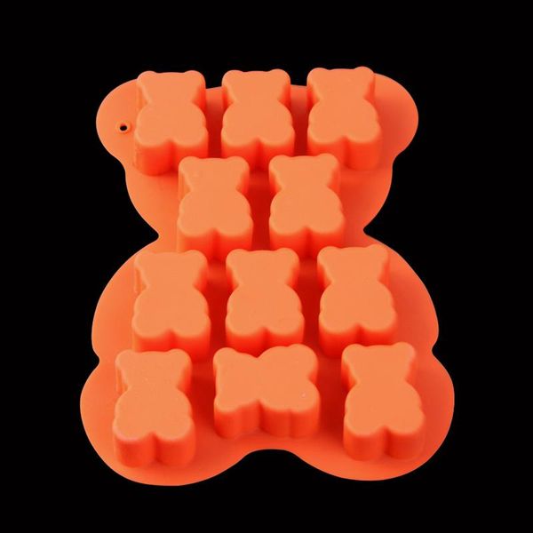 

holes baking tools even bears silicone diy cake mold pudding animal kitchen