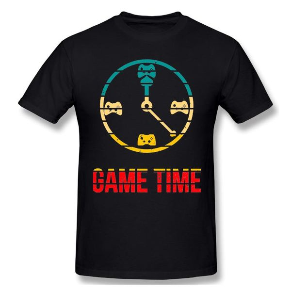 

men's t-shirts man game time video birthday retro game,pc gaming,online games,16 bit travel graphic funny shirt, White;black