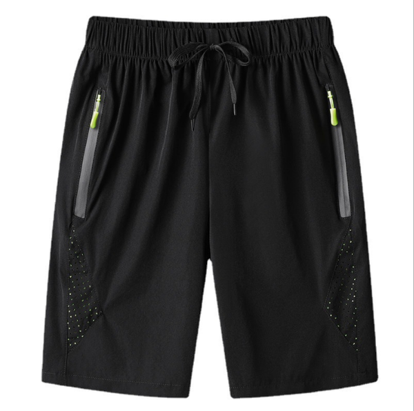 

men's shorts 2021 summer casual pants large loose ice elastic beach size s-xxl, White;black
