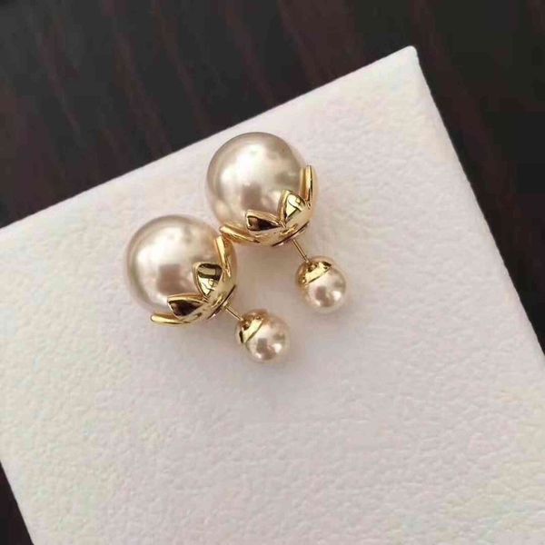 

70% off letter size pearl fashion female earrings net red same gift ikzy, Golden