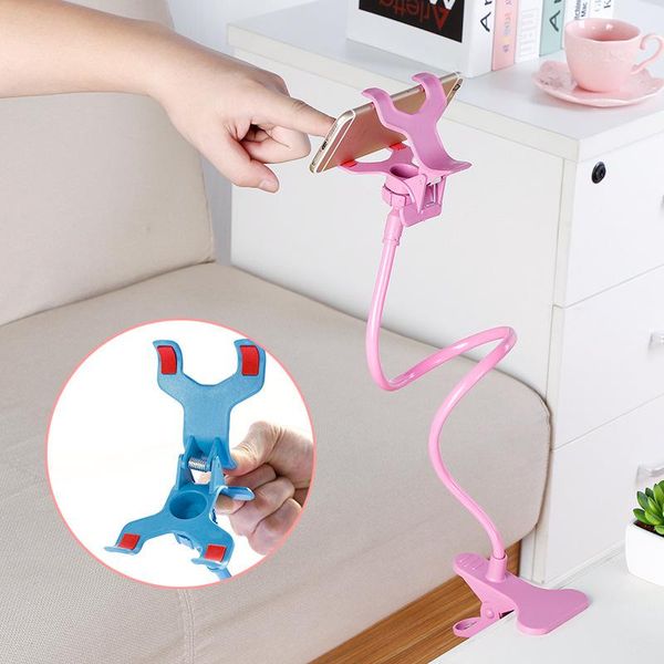 

mobile phone holder for 8 7 se flexible arm lazy gooseneck stand s9 s8 bed table deskcell mounts & holders