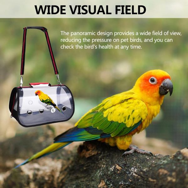

pet bird cage bag outdoor travel cat and dog transparent outing rest pack cages
