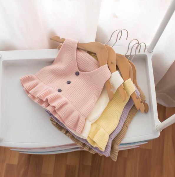 

jackets 2021 arrival girls boys knitted sweaters autumn fashion kids cardigan sweater vest 1-6 years xy248, Blue;gray