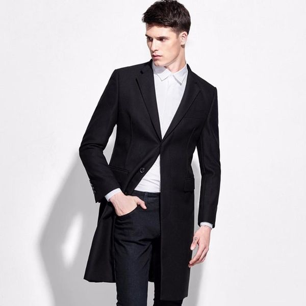

men's suits & blazers thorndike the latest design custom black slim long tail coat men west decoration groom wedding dress 2 piece set, White;black