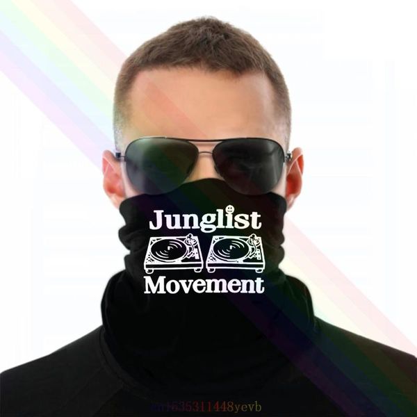 

scarves drum and bass clubbing turntables decks music dnb man junglist movement headband scarf bandana neck warmer unisex, Blue;gray