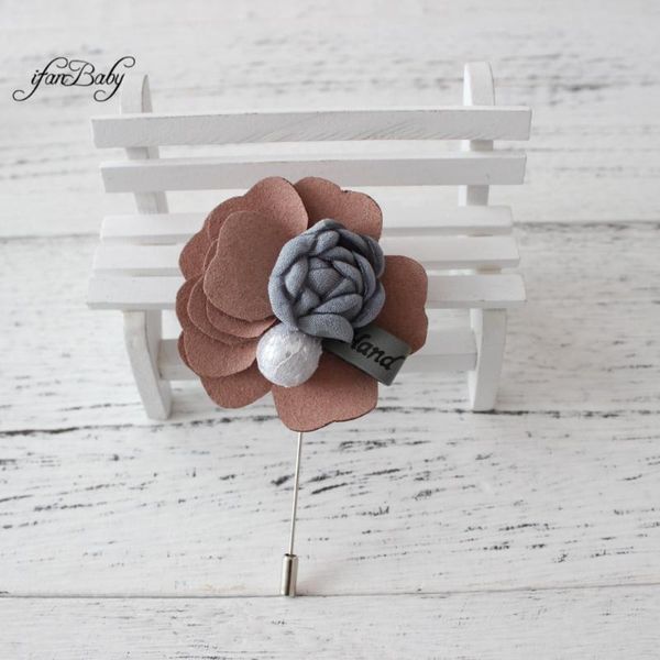 

pins, brooches kids men women brooch pin ,brooch flower clip,lapel for suit dress wedding party pins, Gray