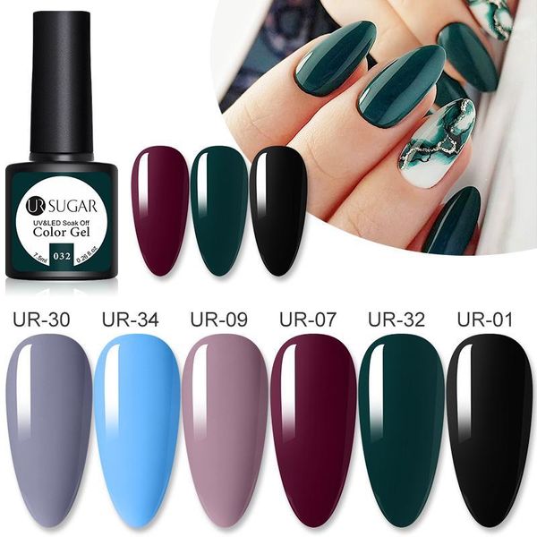 

sugar 7.5ml blue color uv gel nail polish sale green led varnish semi permanent long lasting varnish1, Red;pink