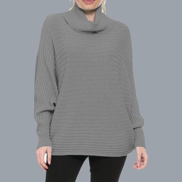 

women's sweaters 2021 outono inverno nova cor solida roupas femininas solto casual europa america moda simplicidade, White;black