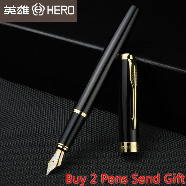 

classic design hero 1502 metal ink fountain pen office executive writing business buy 2 pens send gift