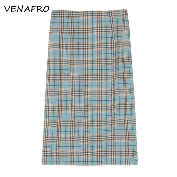 

skirts summer women's sweet korean style plaid 2021, Black