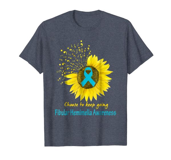 

fibular hemimelia awareness choose to keep going shirt, White;black