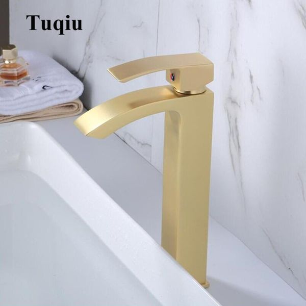 

bathroom sink faucets square brush gold faucet brass basin mixer and cold tap