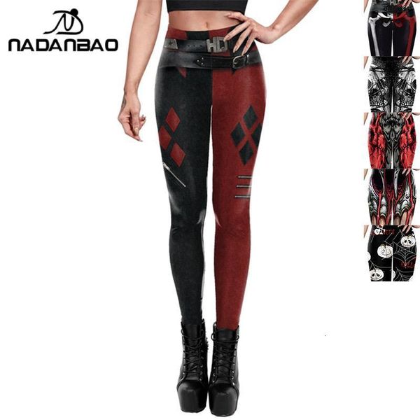

legging after new anime cos laying for women high tail fitness tighs gothic skeleton just broek push up milk silk legs, Black