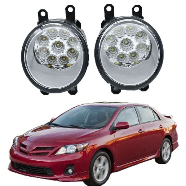 

1 pair led l&r led car fog light lamp for toyota corolla matrix venza 2009 2010 2011 2012 2013
