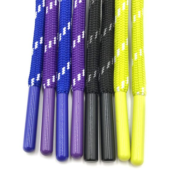 

shoelaces in various colors and styles 1000, White;pink