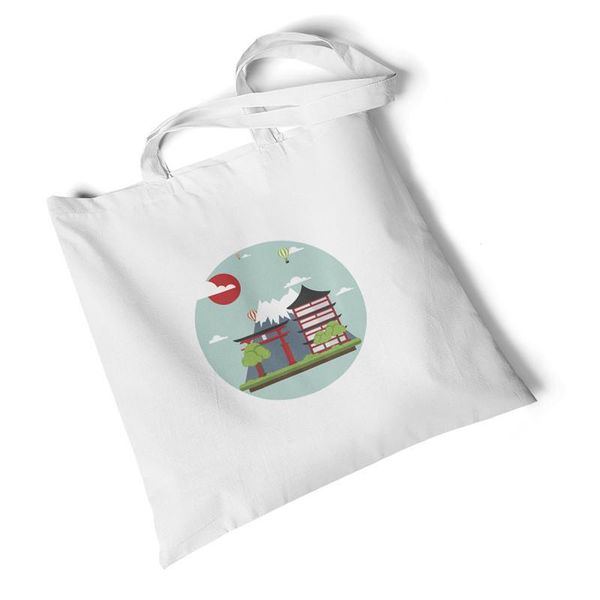 

shopping bags lychee girls selling women's ukiyoe print canvas bag fashion handbag large casual student environmental