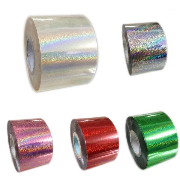 

fashion 10 styles nail foil roll 120m*4cm glitter rainbow color transfer rolls universe diy materials1, Black