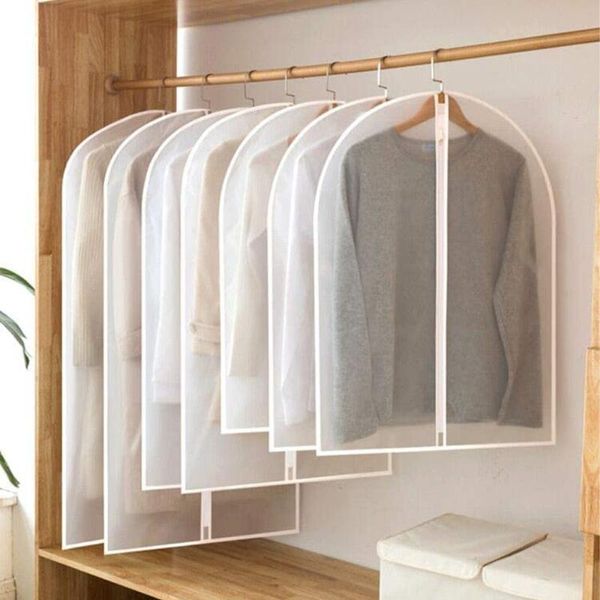 

clothing & wardrobe storage 6pcs dustproof garment bags cloth cover bag dust clothes protector suit coat