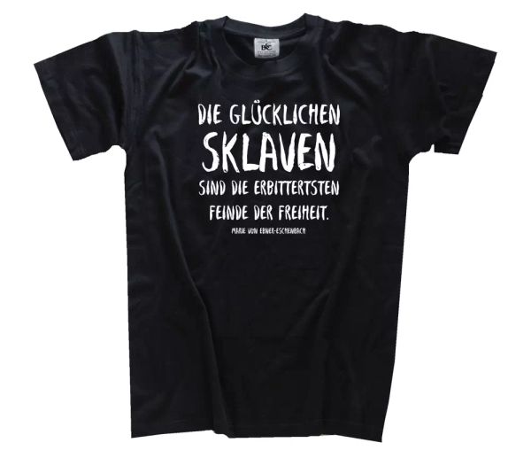 

the lucky slave are the fiercest enemies of om t-shirt s-3xl, White;black
