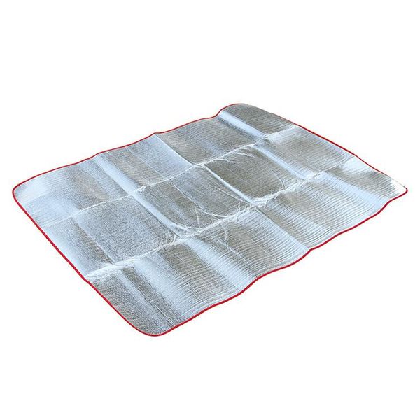 

outdoor pads 200*150*0.25cm camping mat air mattress picnic blanket aluminum foil mats double side dampproof