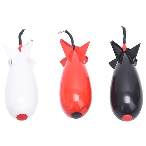 

carp fishing rockets spod bomb tackle feeders float bait holder accessories white/black/red