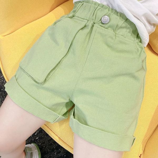 

summer baby girl shorts girls fashion casual wide leg short pants for kids children trousers toddler bottoms p103, Black