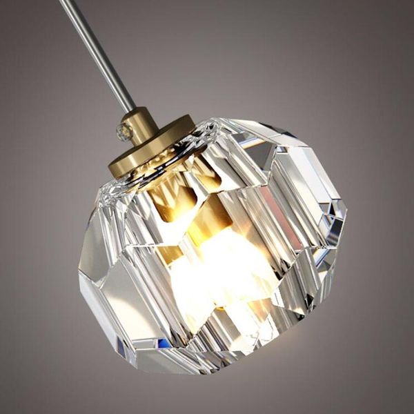 

nordic personality copper crystal wall lamps gold interior decoration for bedside living room tv background corridor aisle light lamp