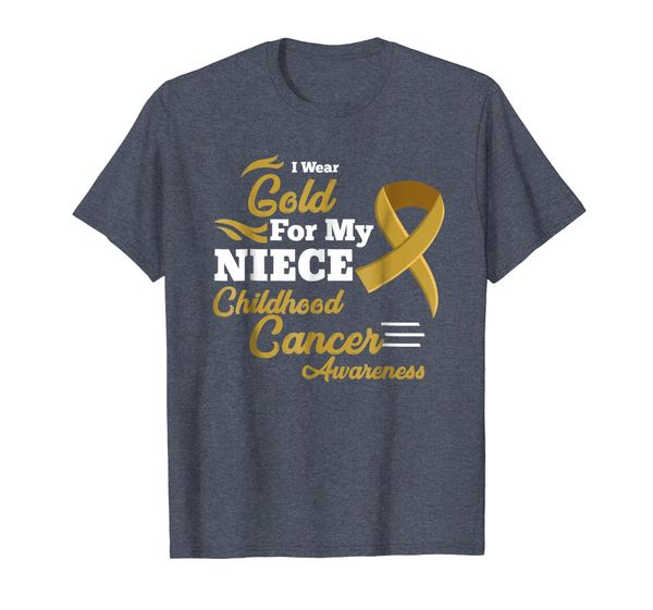 

I Wear Gold for My Niece Childhood Cancer Awareness Shirt, Mainly pictures