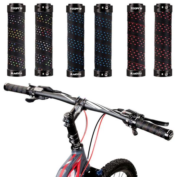 

bike handlebars &components toopre 2pcs non-slip mtb bicycle handlebar grip replace soft pu tape cover with plugs for 2.22cm accessories