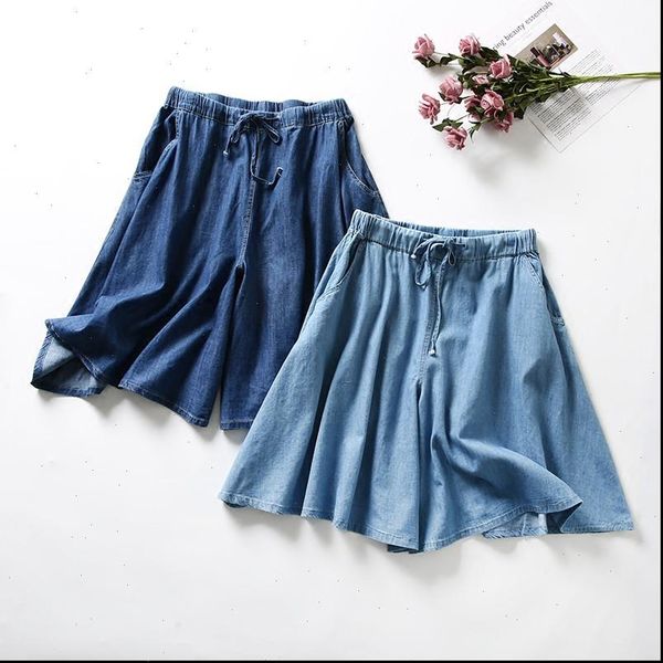 

women shorts summer womens high waist denim skirts femininos harajuku casual solid color plus size 5xl7xl black, White;black