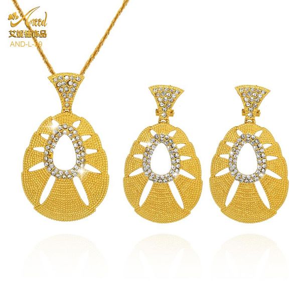 

earrings & necklace sets opal jewelry girl lot pendant Â dubai for women 2021Â jewellery gold africanÂ hawaiianÂ bridalÂ three-piece, Silver