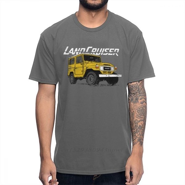 Casual Man FJ40 Land Cruiser T-shirt Streetwear 100% Baumwolle T-Sommer Freizeit Camiseta 210706