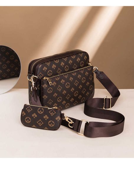 

men's messenger bag fashion child and mother bag three piece combination small square street brand one shoulder